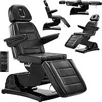 Кушетка косметологічна для салону краси, педикюра 3 приводи Calissimo Lucas M805-BLACK чорна