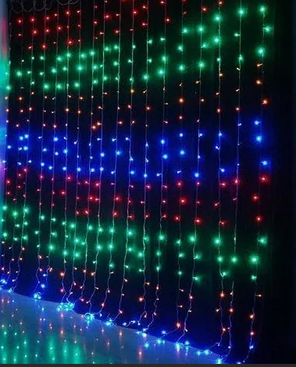 Гірлянда Led Водоспад 280л 3х2м Мультиколір