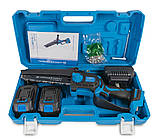 Пила акумуляторна ланцюгова KRAISSMANN 2033 AKS-BL 20/2 (шина 203мм, 20V, 4Аг), фото 5