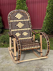 Крісло качалка із ротангу «королівська", фото 4
