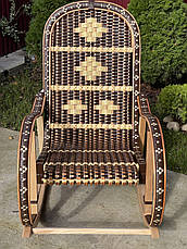 Крісло качалка із ротангу «королівська", фото 5