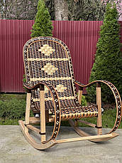 Крісло качалка із ротангу «королівська", фото 2