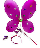 Крила Метелик та аксесуари рожеві