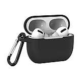 Навушники бездротові AirPods Pro 2 Type-C з Шумозаглушенням + чохол чорний, фото 3