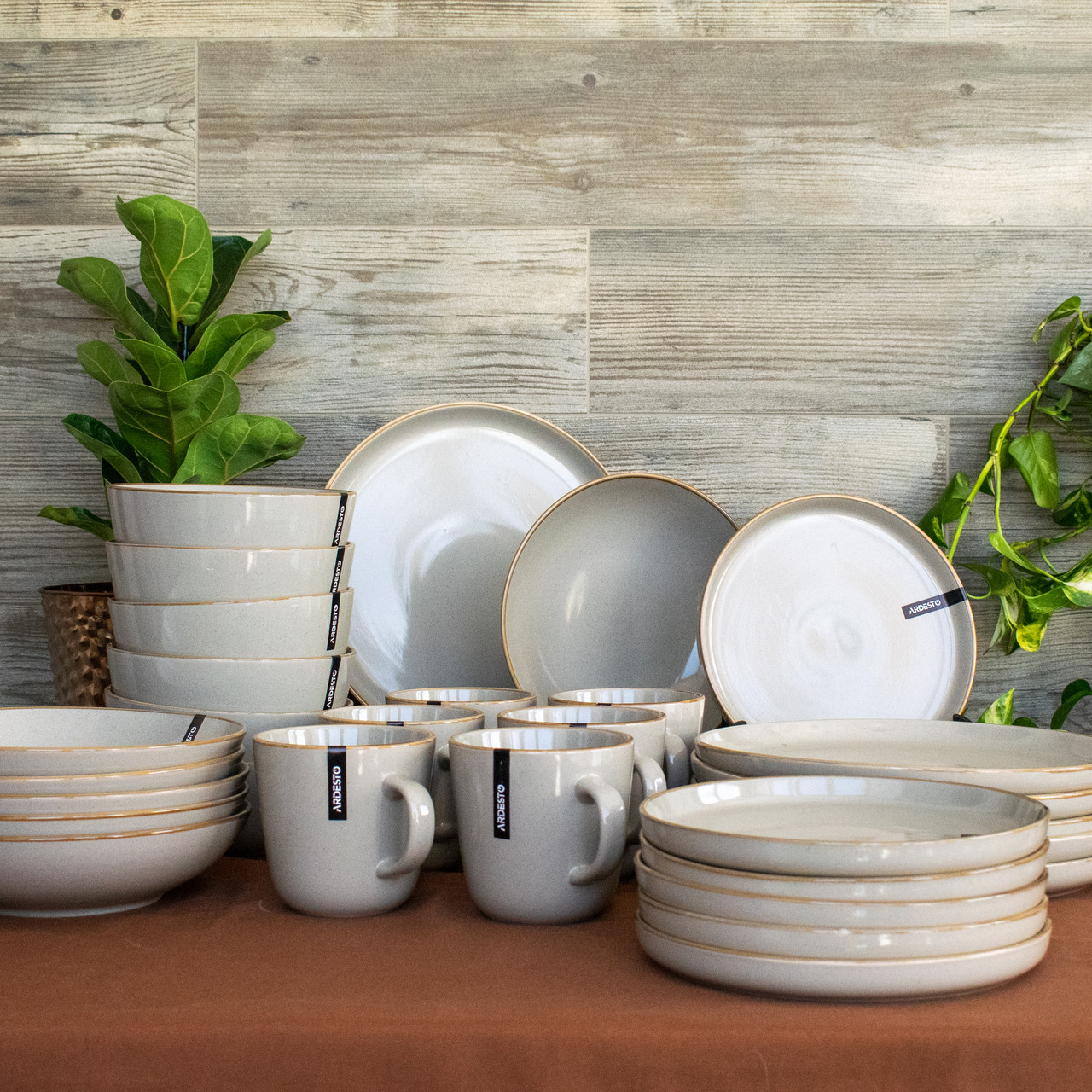 Сервіз із керамічного посуду 30 предметів Ardesto Apulia