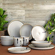 Сервіз із керамічного посуду 10 предметів Ardesto Apulia