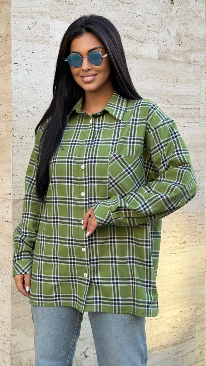 Вільна сорочка в стилі casual, фото 1