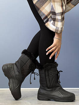 Черевики жіночі зимові 6 пар у ящику чорного кольору 37-42