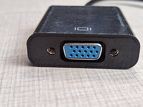 Перехідник HDMI to VGA адаптер конвертор, фото 4