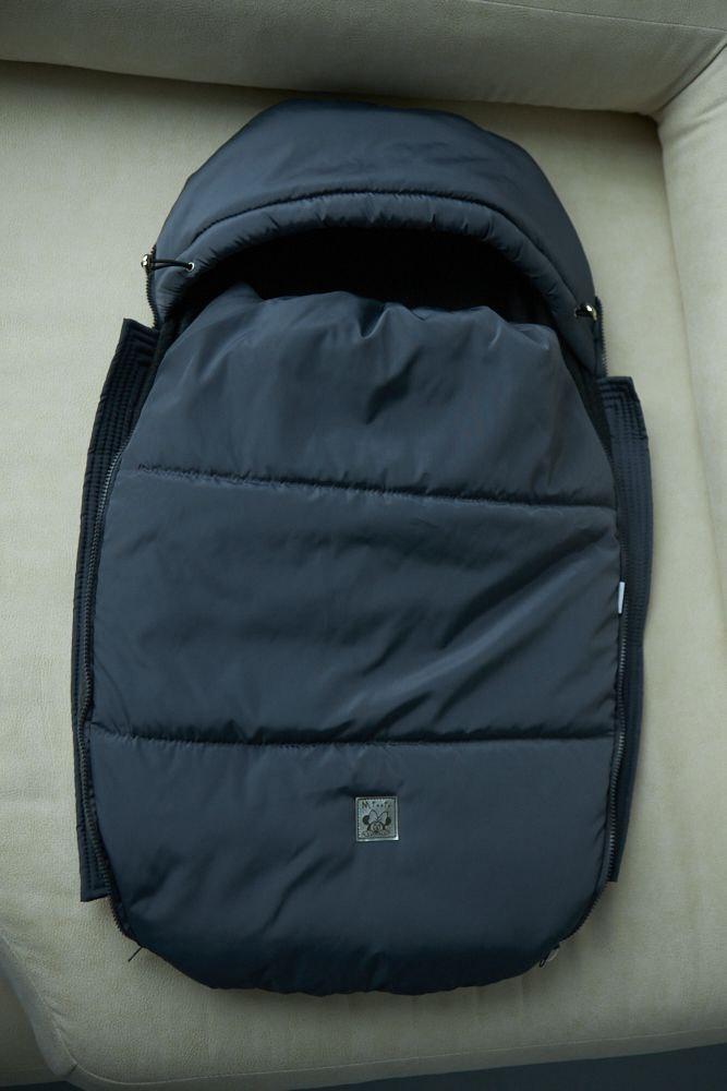 Зимовий конверт на виписку для новонародженого 2в1 чохол в коляску дитячий спальник на флісі