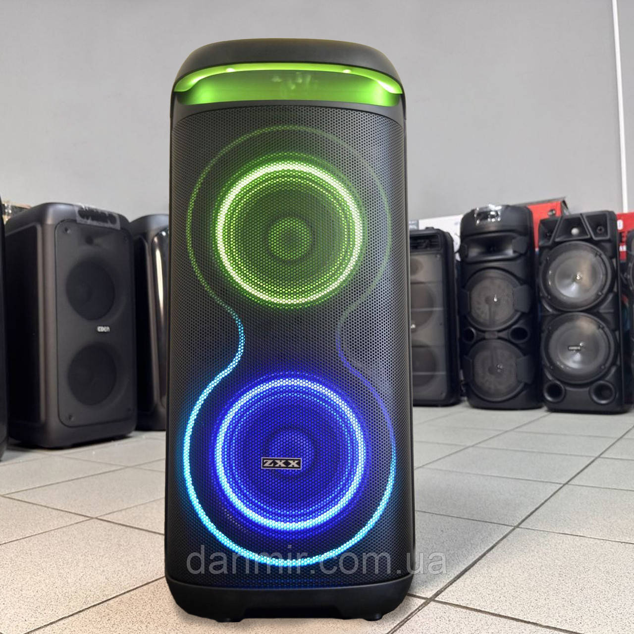 Акустична переносна колонка ZXX-5505 Акумуляторна колонка з Bluetooth та мікрофоном, фото 1