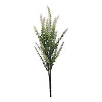Декоративна штучна зелень. Вереск білий в букеті 35 см