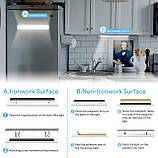 Світлодіодне підсвічування для кухні shirylzee, упаковка з 3 72 світлодіодів для шаф, акумулятор ємністю 2000 мАг USB-C, фото 4