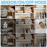 Світлодіодне підсвічування для кухні shirylzee, упаковка з 3 72 світлодіодів для шаф, акумулятор ємністю 2000 мАг USB-C, фото 5