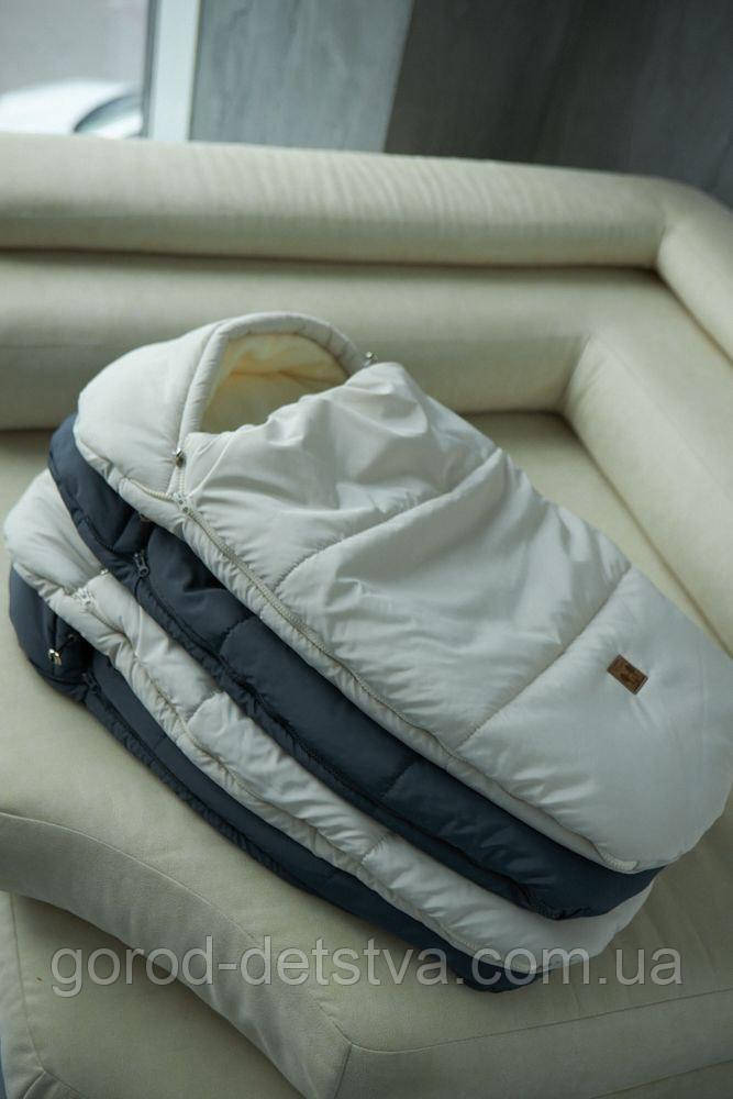 Зимовий конверт на виписку зимовий чохол у коляску конверт-чохол для новонародженого, фото 1