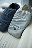 Зимовий конверт на виписку зимовий чохол у коляску конверт-чохол для новонародженого, фото 7