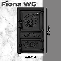 Дверцята пічні FIONA WG 515х300мм. Дверцята для печі та барбекю