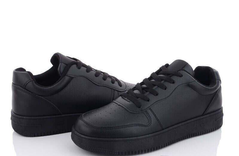 Кросівки чоловічі YZY демісезонні на шнурках весняні осінні чорні
