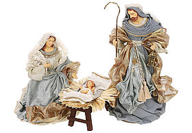Фігурки для різдвяного вертепу на підставці 37 см із 3 фігур