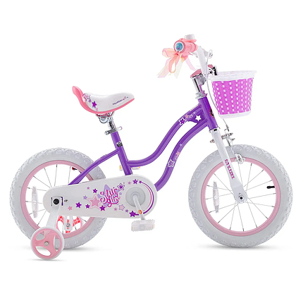 Велосипед RoyalBaby STAR GIRL 14", OFFICIAL UA, пурпурный, фото 3