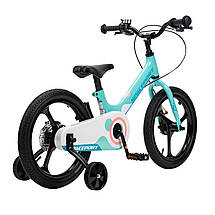 Дитячий двоколісний велосипед RoyalBaby SPACE PORT 16», OFFICIAL UA, бірюзовий (4-6 років), фото 4