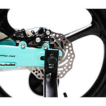 Дитячий двоколісний велосипед RoyalBaby SPACE PORT 16», OFFICIAL UA, бірюзовий (4-6 років), фото 5