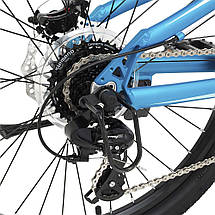 Велосипед RoyalBaby Royal 7-17 24", OFFICIAL UA, синий, фото 5