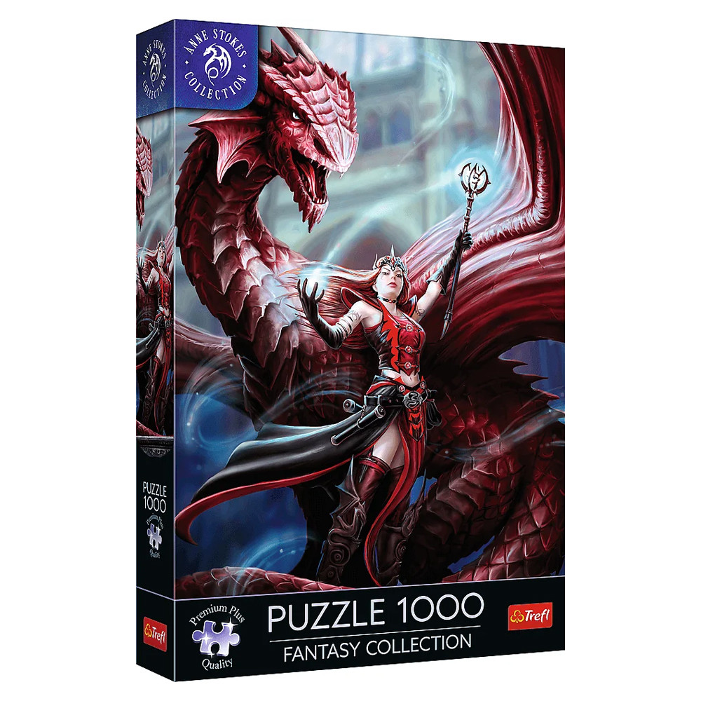 Пазл "Чарівна колекція. Червоний Маг" 1000 елементів Trefl Premium Plus Quality (5900511109023)