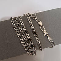 Срібний ланцюжок Бісмарк Розмір 55 см Ширина 3.5 мм Середня вага 9.70 г