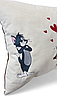 Подушка декоративна "Закохані коти" (40х40см), фото 6