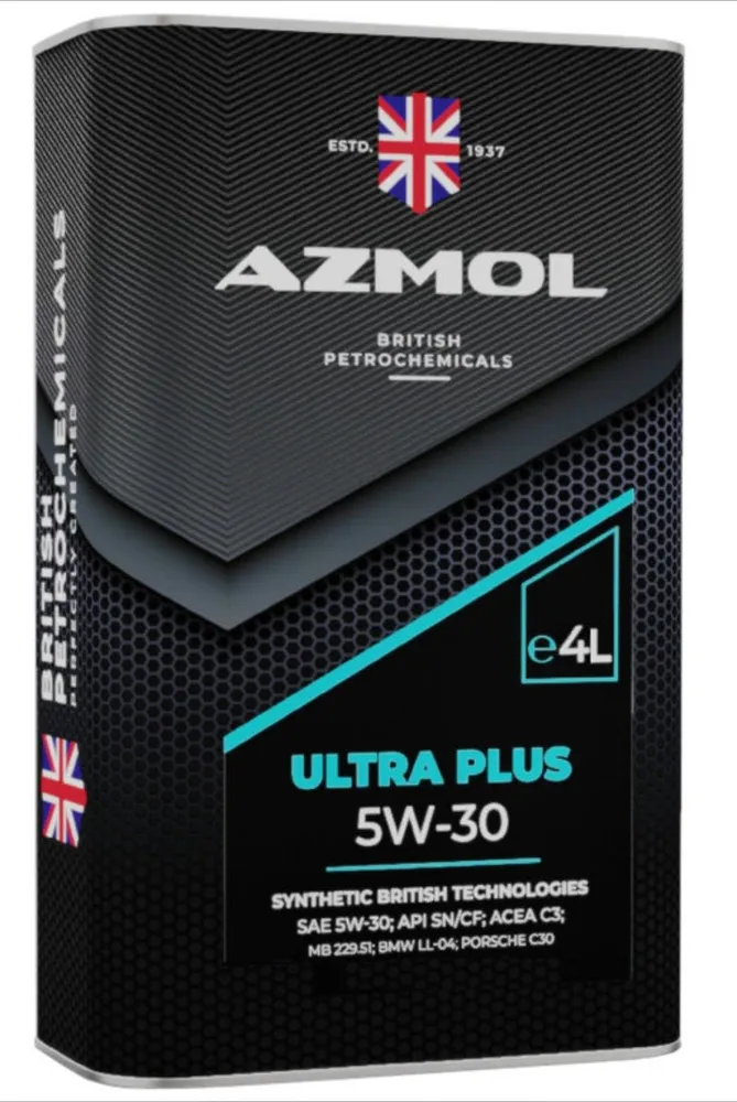 Азмол Моторна олива AZMOL Ultra Plus 5W-30 4 л