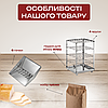 Вертикальна чотириярусна коптильня, 1.5мм нержавійка + подарунок, фото 4