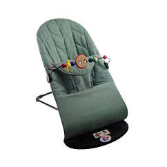 Дитячий шезлонг-гойдалка SBTальф BABY Balance Soft A1 з дугою з іграшками бірюзовий колосок, 8325145 — 208