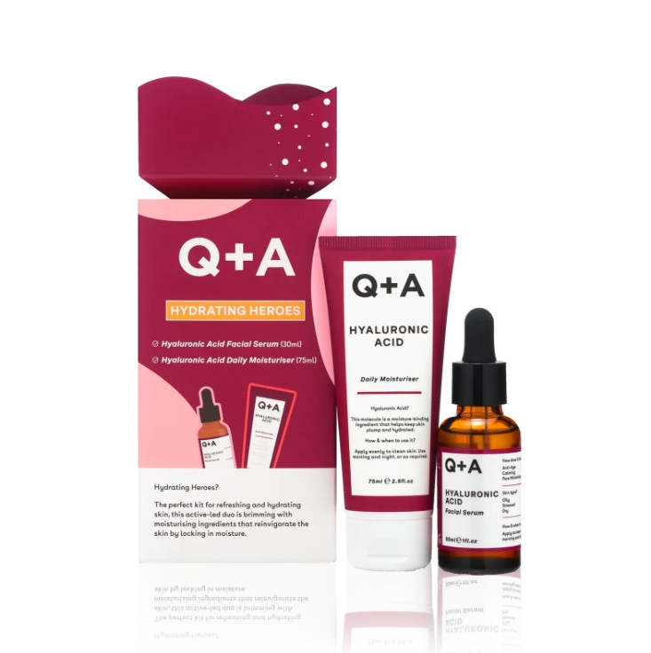 Подарунковий набір для зволоження шкіри Q+A Hydrating Heroes Gift Set, фото 1