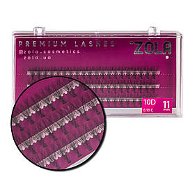 Вії-пучки ZOLA 10D 11 mm