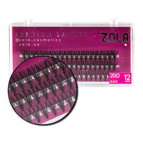 ZOLA Вії-пучки 20D 12 mm