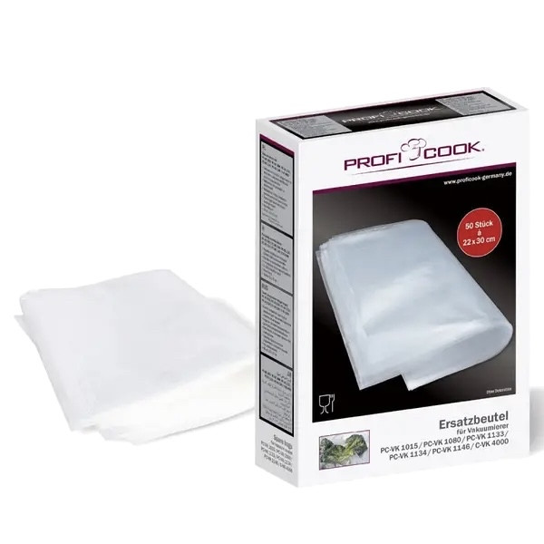 Плівка пакети для вакууматора PROFICOOK 22х30см 50 шт.