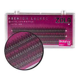 ZOLA Вії-пучки Birdtail 13 mm