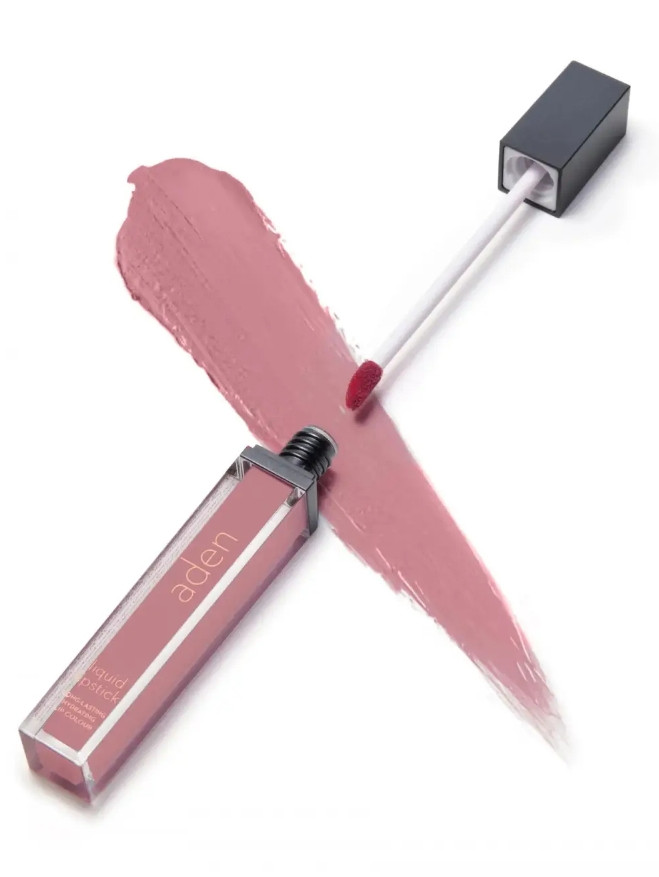 Суперстійка рідка помада для губ Aden Liquid Lipstick - №15 Extreme Nude (7 ml)