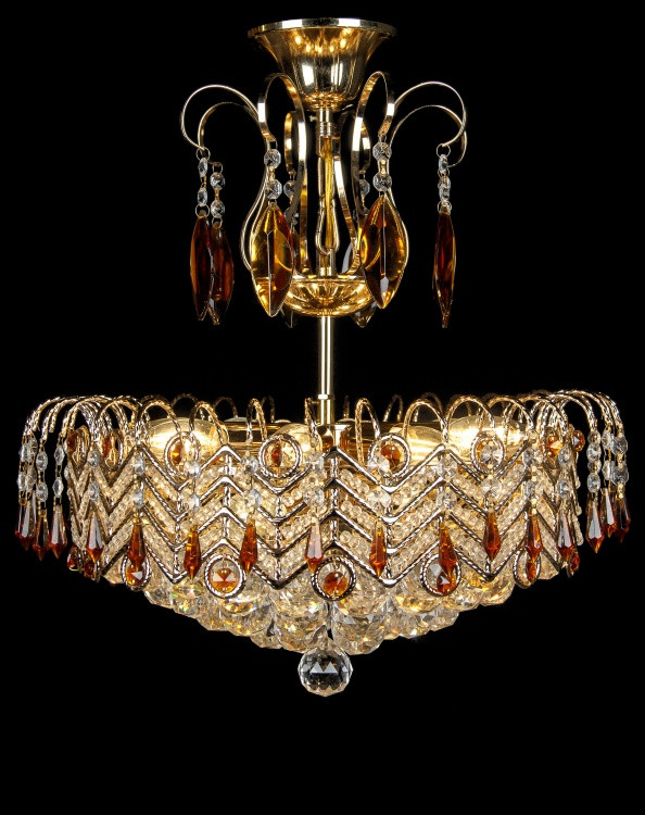 Люстра класична L5204/450/8+2 (FGD+BRN), фото 1