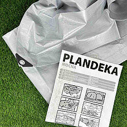 Тент 110 г/м2 2х3 Сірий Plandeka Mocna натяжний тент накриття від снігу тент покривний сонцезахисні тенти