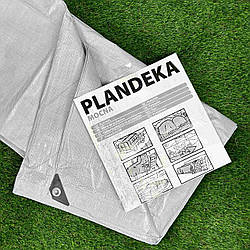 Тент -Брезент посилений 110 г/м2 5х6 Сірий Plandeka Mocna