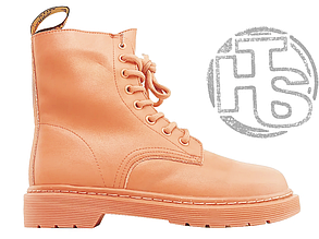 Жіночі черевики Dr. Martens 1460 Beige Premium Fur (с мехом) ALL05285