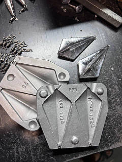 Якісна Форма для рибальських грузил Елеватор 113/128г Форми для лиття рибальських грузил