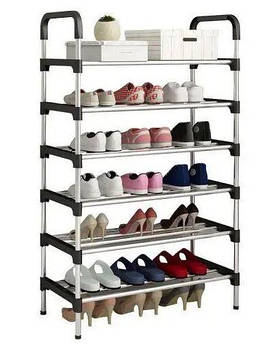 Полиця для взуття Stenson 6 ярусна 56х28х115 см R31042