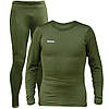 Термобілизна чоловіча Tm Warm Soft. XXL-XXXL/50-52р. Стрейч. Олива. Комплект термобілизни футболка +кальсони UTRUM-019., фото 6