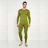 Термобілизна чоловіча Tm Warm Soft. XXL-XXXL/50-52р. Стрейч. Олива. Комплект термобілизни футболка +кальсони UTRUM-019., фото 8