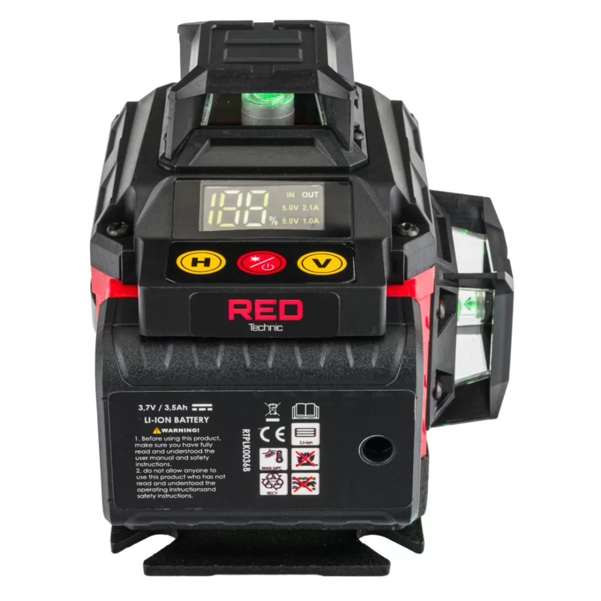 Рівень лазерний RED TECHNIC RTPLK0036