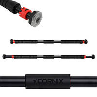Турнік розсувний Cornix 110-150 см XR-0282 Black/Red
