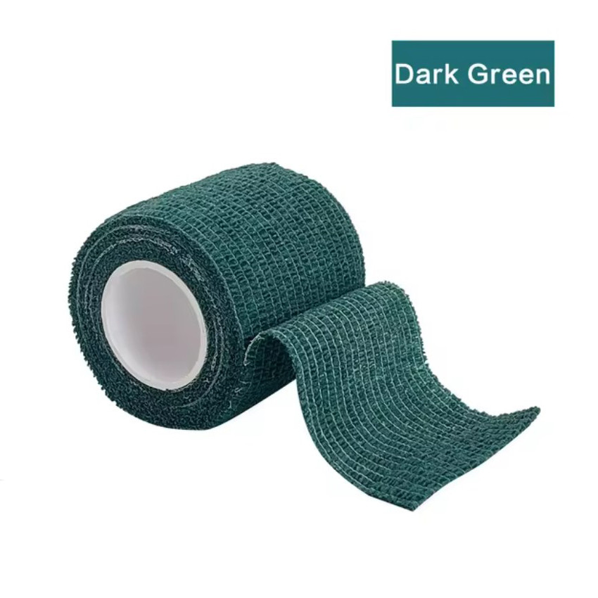 Камуфляжна стрічка 5 см х 4.5 м Темно-зелена, фото 1